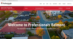 Desktop Screenshot of professionalsbelmont.com.au